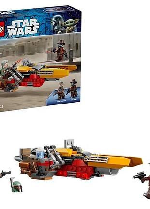Конструктор lego star wars спідер кобба ванта 207 деталей пластик 75437 (823992)