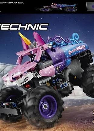 Конструктор lego technic monster jam sparkle smash 243 деталі пластик різнобарвний (824557)