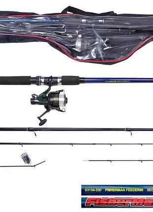 Фидерное удилище fisherman feeder 3.3 м композитное 90 г 2 секции 20 г (878030)