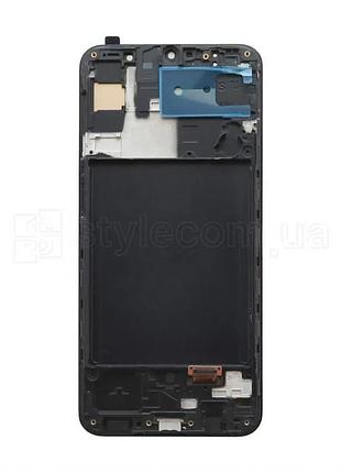 Дисплей samsung a30s/a307 oled 6,4" черный с сенсорным экраном и рамкой (837329)