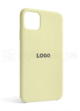 Чохол-накладка для apple iphone 11 pro max силіконовий жовтий mellow yellow (833253)