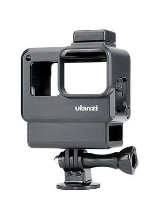 Рамка ulanzi v2 для gopro hero 7/6/5 холодный башмак abs-пластик 106,7х77,5х48,3 мм черная (871076)