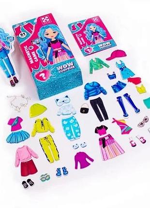 Магнитная игра vladi toys "одевалка" 47 элементов для детей от 5 лет (838927)