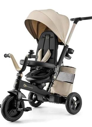 Трехколесный велосипед kinderkraft easytwist реверсивное сиденье магниевый сплав бежевый 10 кг (825162)