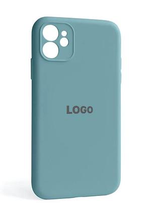 Чохол-накладка для apple iphone 11 закрита камера силікон синій (834497)