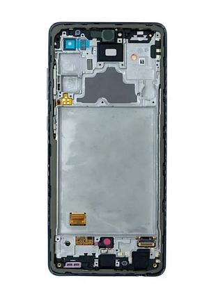Дисплей samsung a72/a725 2021 oled 6,7" черный с тачскрином и рамкой original quality (836465)