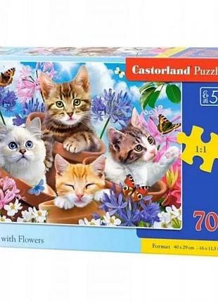Пазлы castorland "котята" 70 деталей 40 х 29 см (838084)