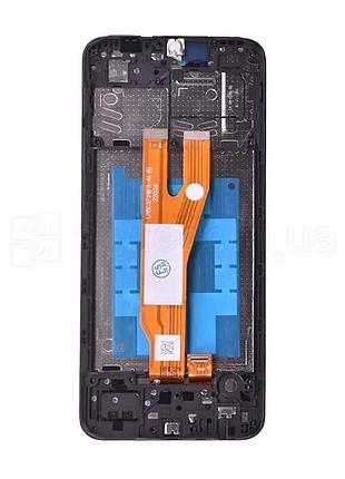 Дисплей samsung galaxy a03 core/a032f 2021 ips с тачскрином и рамкой черный (834582)