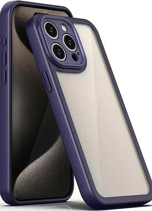 Tpu чехол накладка для apple iphone 11 pro 1,5 мм purple (912618)