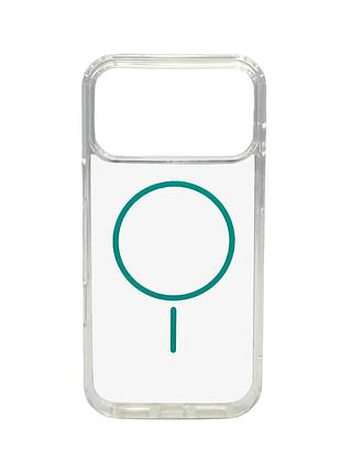 Чохол накладка cosmic acrylic thin magnetic для apple iphone 17 pro акрил зелений (869787)