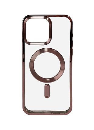 Чехол для смартфона cosmic cd magnetic для apple iphone 14 термополиуретан розовое золото (871491)