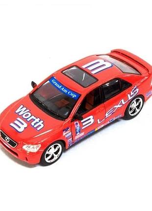 Машинка kinsmart street fighter lexus is300 металева оранжева (839073)
