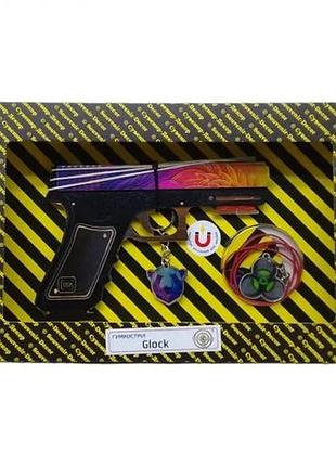 Резинокид дерев'яний сувенір-декор glock nest box 25х14 см різнокольоровий (839794)