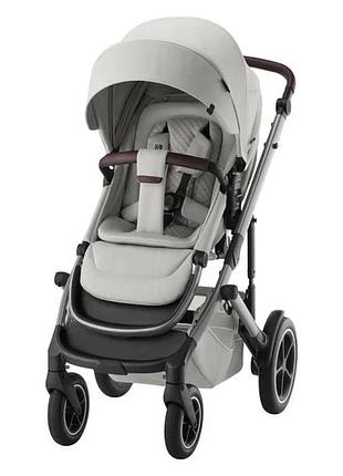 Прогулянкова коляска britax-romer smile 5z багатопозиційна світло-сірий 57х10,5 кг (825296)