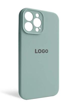 Чохол-накладка apple iphone 13 pro max закрита камера силікон бірюзовий (833156)