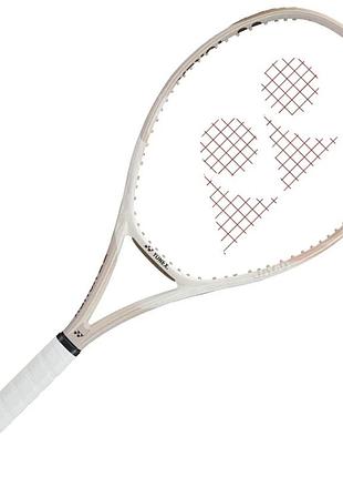 Ракетка для тенісу yonex vcore 100 300 г графіт 686 мм sand beige g2 (819959)