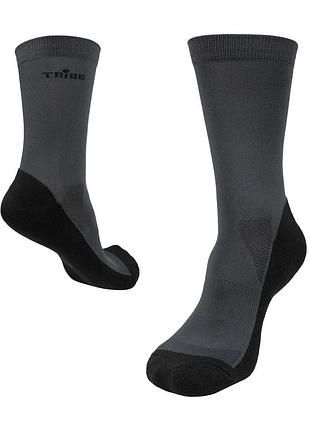 Шкарпетки короткі tribe trekking t-kb-0010 сірі 44-46 80% бавовна (883479)