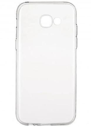 Tpu чехол накладка для samsung a520 galaxy a5 (2017) 1,5 мм прозорий анти-ударний (910774)