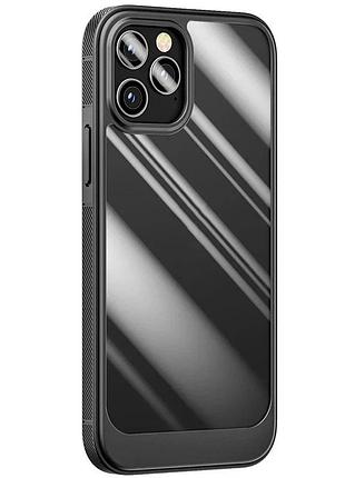 Чехол накладка для apple iphone 14 pro max tpu+pc чорний 6.7" (918698)