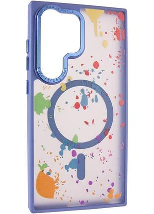 Чехол накладка для samsung galaxy s25 ultra tpu+pc magsafe lazure (918787)