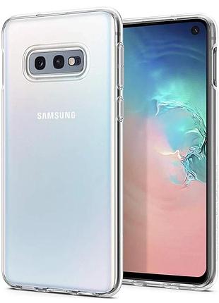 Tpu чехол samsung galaxy s10e 1,5 мм прозорий термополіуретан (915532)