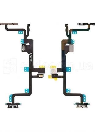Шлейф для apple iphone 7 plus с кнопкой включения, регулировки громкости и микрофоном high quality (835253)