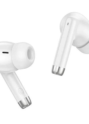 Бездротові навушники tws eq2 thought bluetooth 5.3 вакуумні силіконові білий (871503)