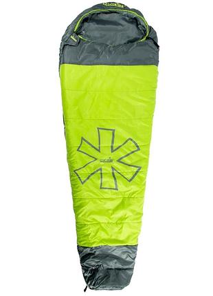 Спальний мішок-кокон norfin atlantis 350 r демісезонний 210х75 см polyester чорний (879504)