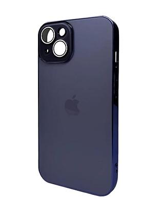 Чохол для смартфона ag glass sapphire frame magsafe скло + термополіуретан 15 см фіолетовий (871150)