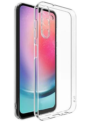Tpu чехол epic для samsung galaxy a27 1,5 мм прозорий захист камери (914200)