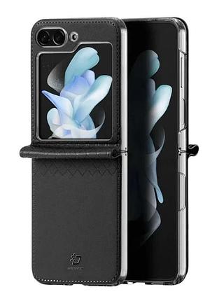 Чехол-книга dux ducis bril для samsung flip 5 экокожа черный (872712)