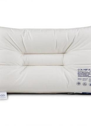 Подушка для сна антимикробная memory foam 46х72 см белая (846906)