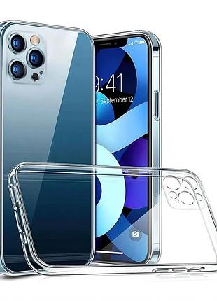 Чохол силіконовий kst для apple iphone 11 прозорий закритий низ 11 см силікон прозорий (835355)