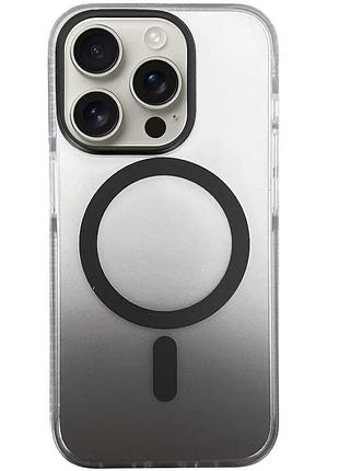 Чехол накладка epik для iphone 14 pro max tpu + pc сірий magsafe 6.7" (912009)
