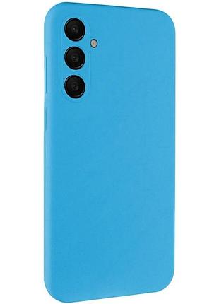 Чехол silicone cover для samsung galaxy a56 5g захист камери силікон голубий (915045)
