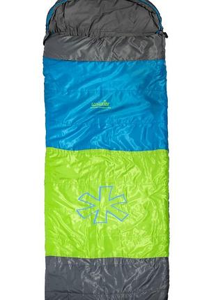 Спальний мішок-ковдра norfin atlantis comfort 350 r демісезонний 220х80 см polyester чорний (878574)