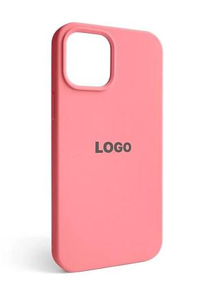 Чехол silicone case для apple iphone 12 pro max розовый силикон закрытый низ (836662)