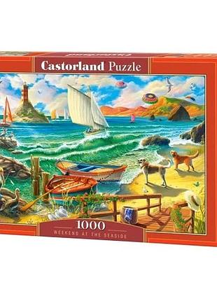 Пазли castorland "вихідні на морі" 1000 елементів різнокольорові 68 х 47 см (839291)