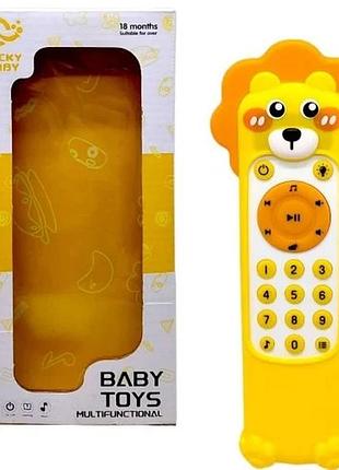 Інтерактивний пульт lucky baby з підсвіткою та озвучуванням англійською для дітей з раннього віку (839453)