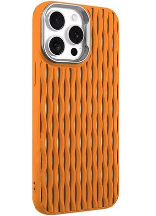 Чехол tpu ribbio для apple iphone 14 pro max 6.7" оранжевий термополіуретан (916743)