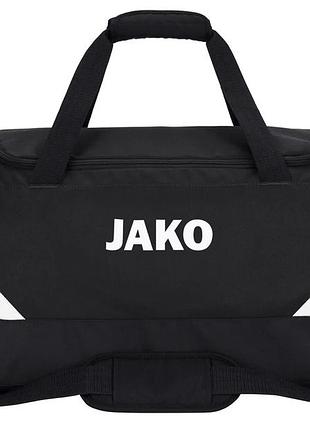 Спортивная сумка jako iconic 43l 55x27x29 см полиэстер черный, белый (820765)