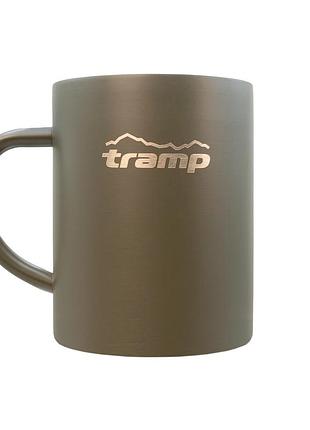 Термокружка 400 мл tramp utrc-010 нержавіюча сталь олива 10х11,5х7,6 см (883515)