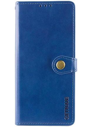 Чохол-книжка для xiaomi redmi note 13 4g синій штучна шкіра з функцією підставки 14х7х1 см (914147)