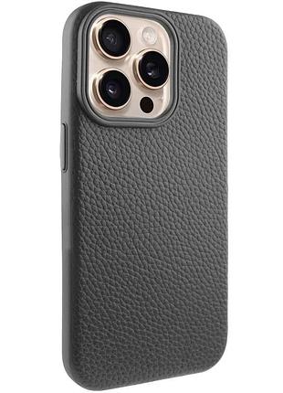 Чехол накладка для apple iphone 14 pro max magsafe полікарбонат чорний (913793)