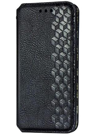 Чехол-книжка для xiaomi redmi note 9s/note 9 pro/note 9 pro max pu черный с подставкой 15х7х1 см (912042)