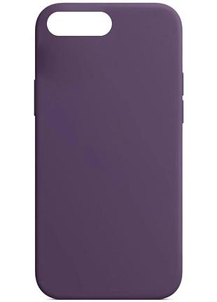 Чехол накладка для apple iphone 7 plus / 8 plus 5.5" силіконовий фіолетовий amethyst (915723)