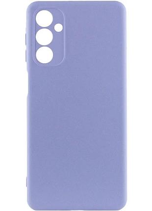 Чехол silicone cover full camera для samsung galaxy m34 5g силіконовий сиреневий (911772)