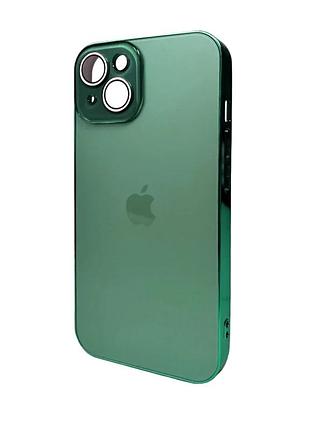 Чохол для смартфона ag glass sapphire frame magsafe скло + термополіуретан cangling green для iphone 14 (871933)