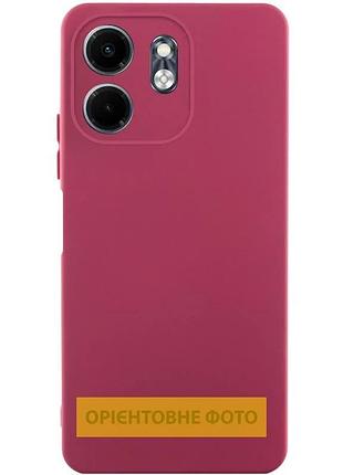 Чехол накладка full camera getman для motorola moto g05/e15 tpu бордовый marsala (931364)