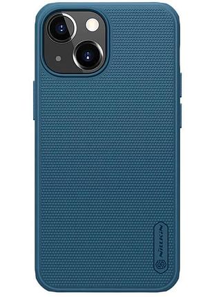 Чехол nillkin matte pro для apple iphone 15 plus ультратонкий пластиковый синий (929468)